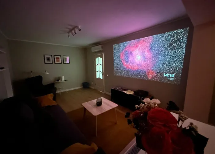 Lejlighed Stylish With Video Projector *